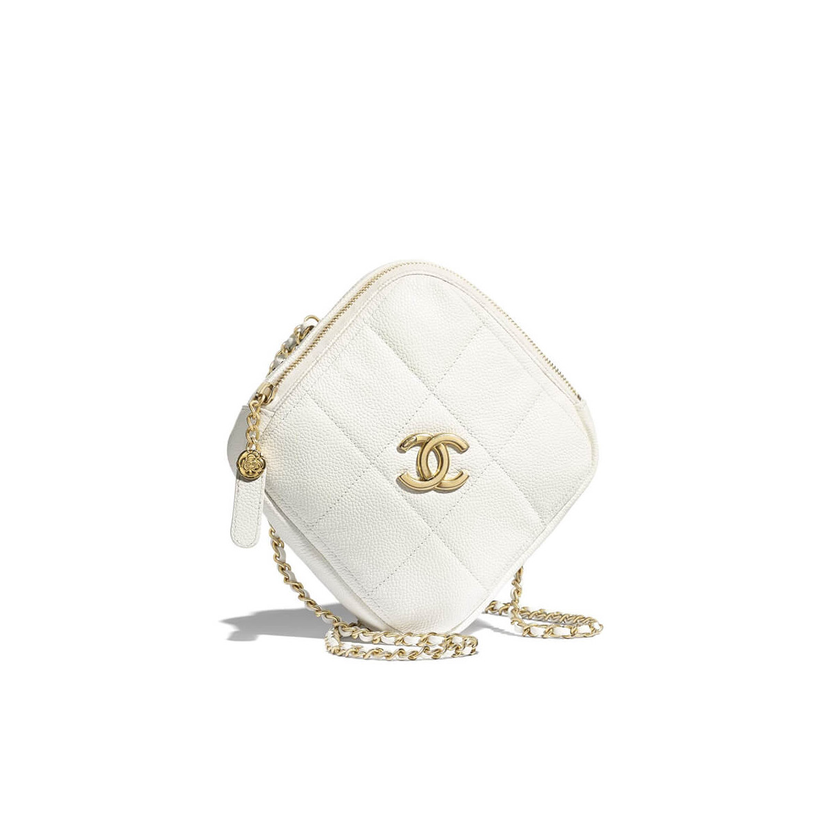 Chanel Small Diamond Bag AS2201 in Grained Calfskin