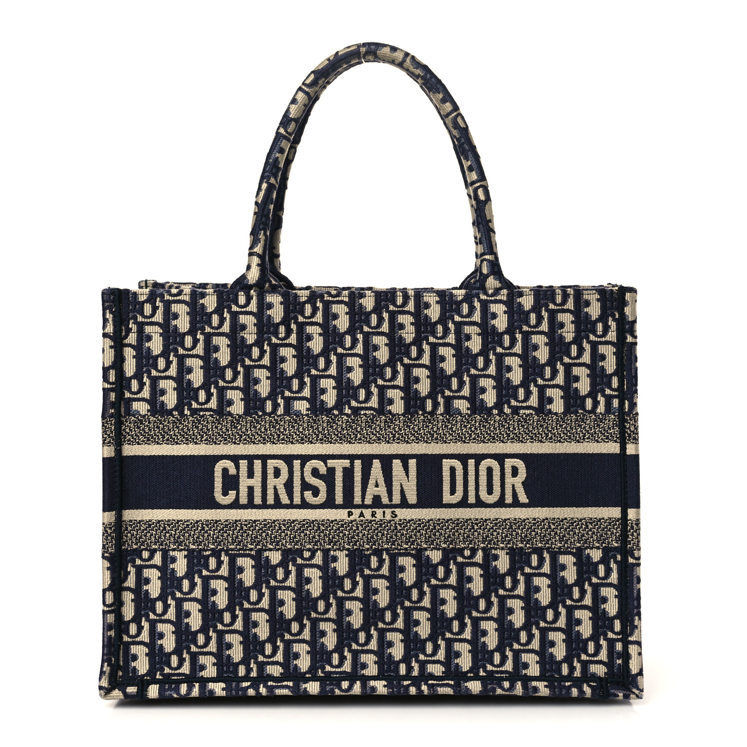 CHRISTIAN DIOR  Book Tote Blue