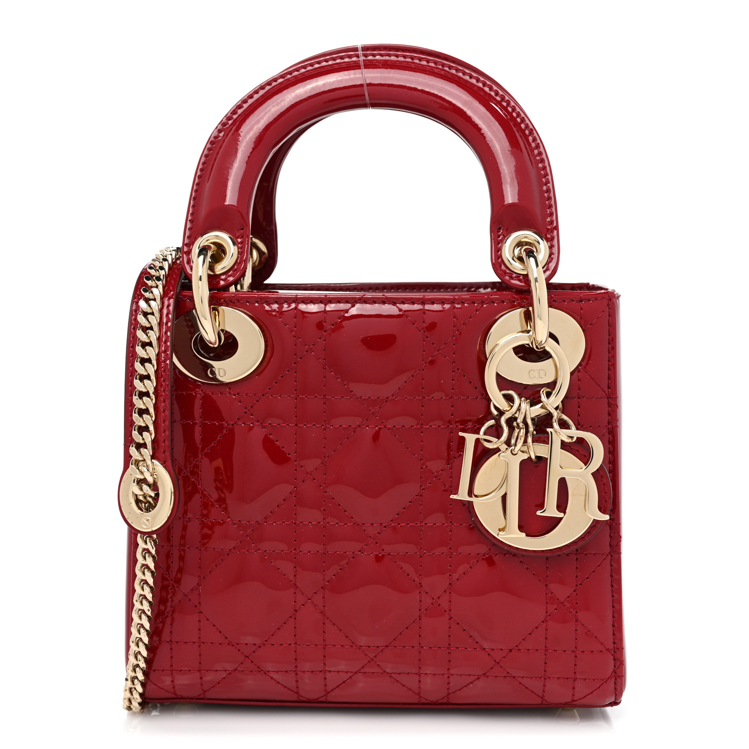 CHRISTIAN DIOR  Mini Lady Dior Red