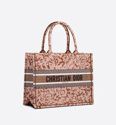 DIOR BOOK TOTE Metallic Pink  (36 x 27.5 x 16