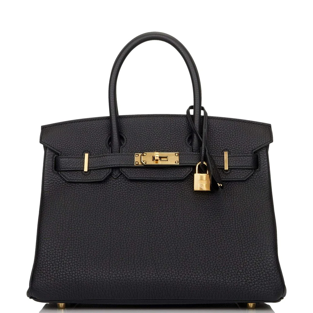 Hermès Birkin 30 Black Togo Gold Hardware