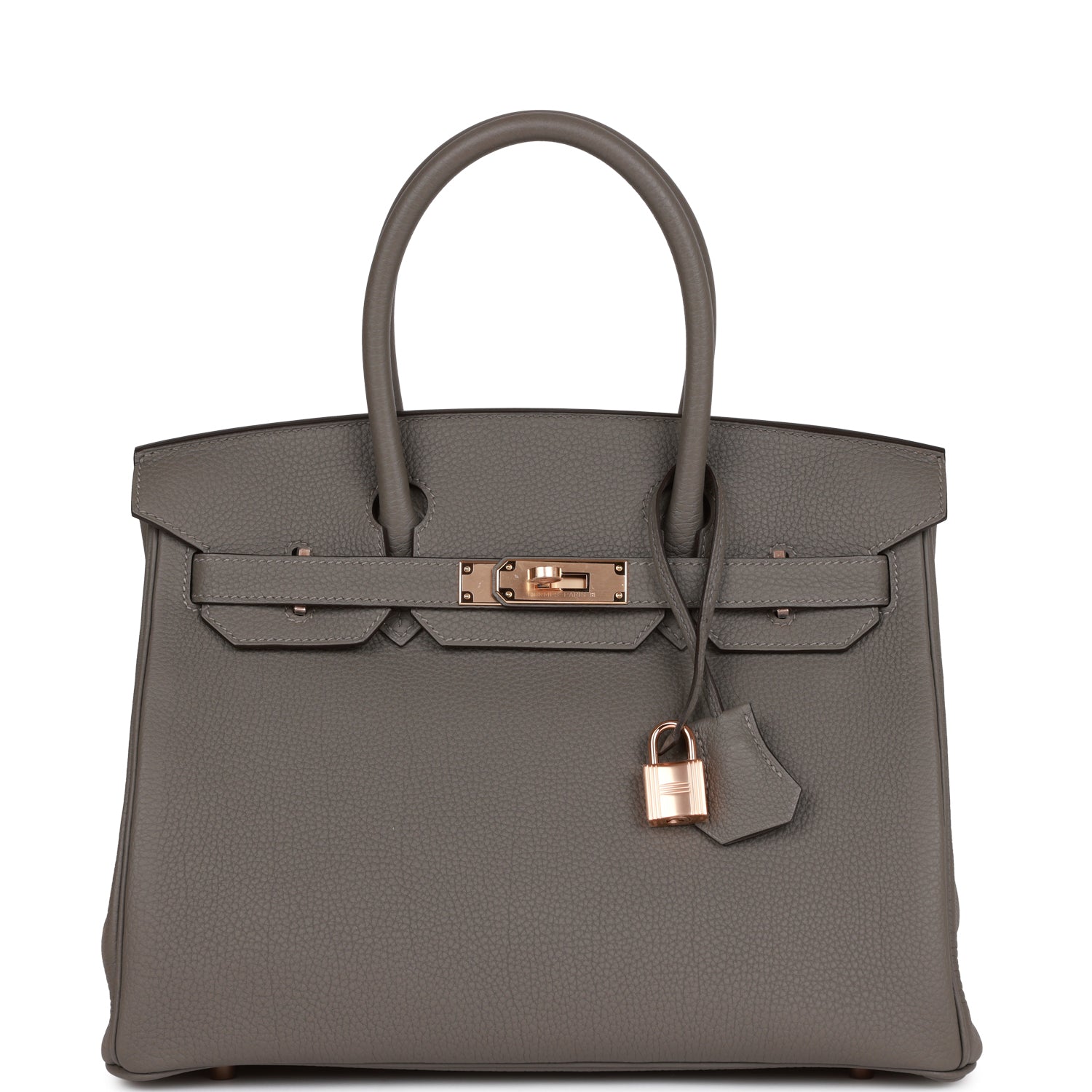 Hermès Birkin 30 Gris Meyer Togo Rose Gold Hardware