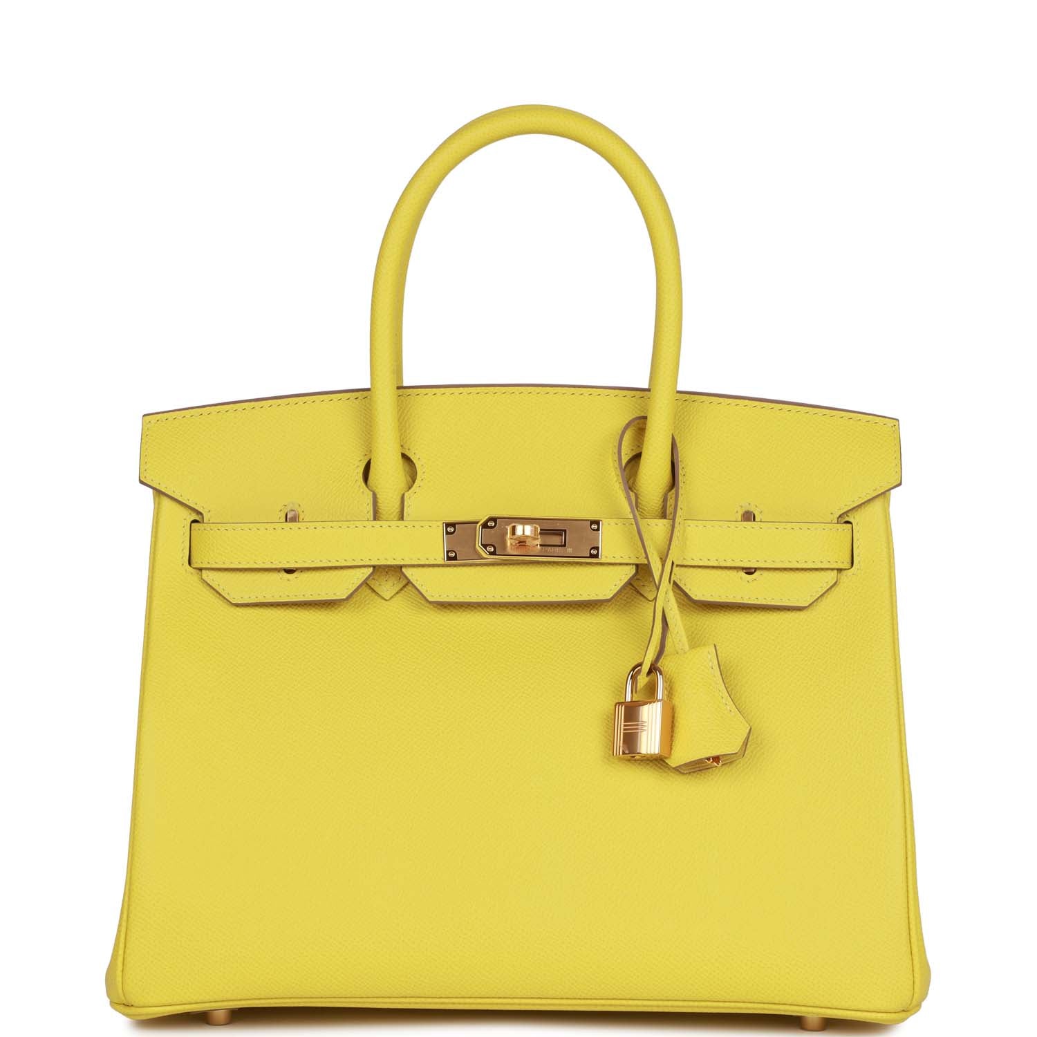 Hermès Birkin 30 Lime Epsom Gold Hardware