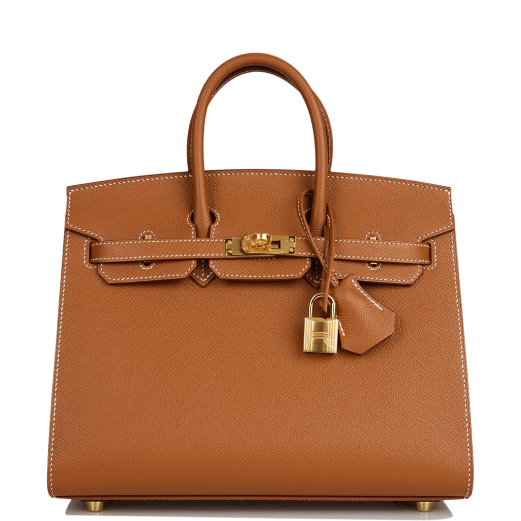 Hermès Birkin Sellier 25 Gold Epsom Gold Hardware