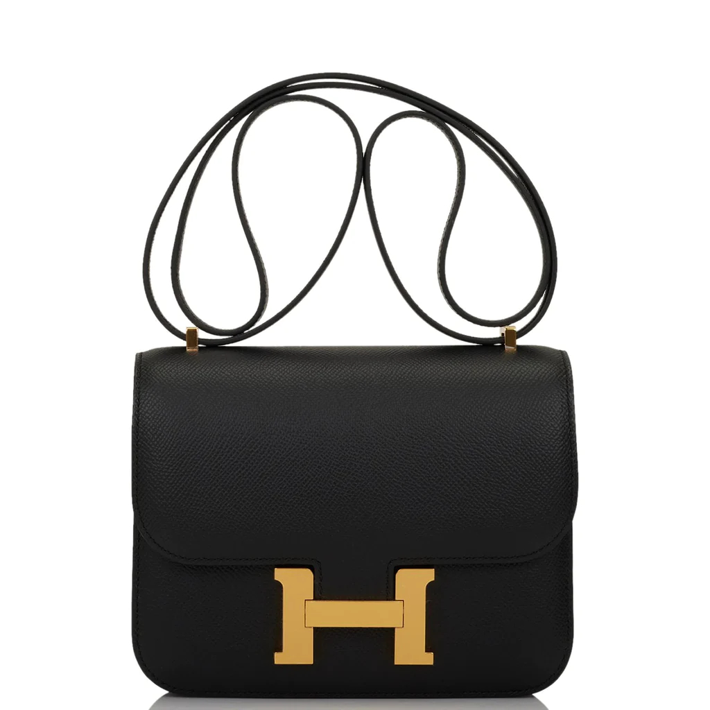 Hermès Constance Bag 18 Black Epsom Gold Hardware