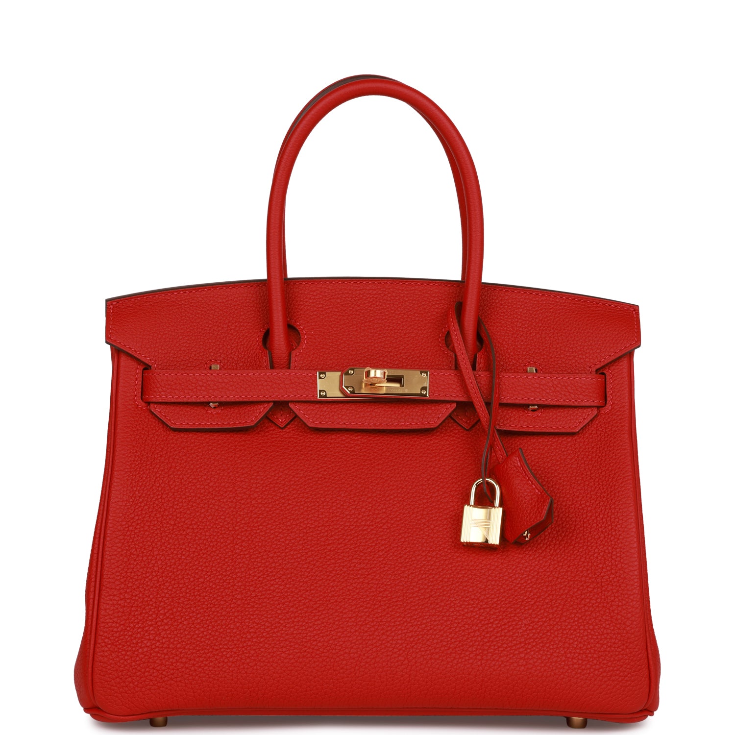 Hermès Special Order (HSS) Birkin 30 Rouge Casaque Togo Gold Hardware