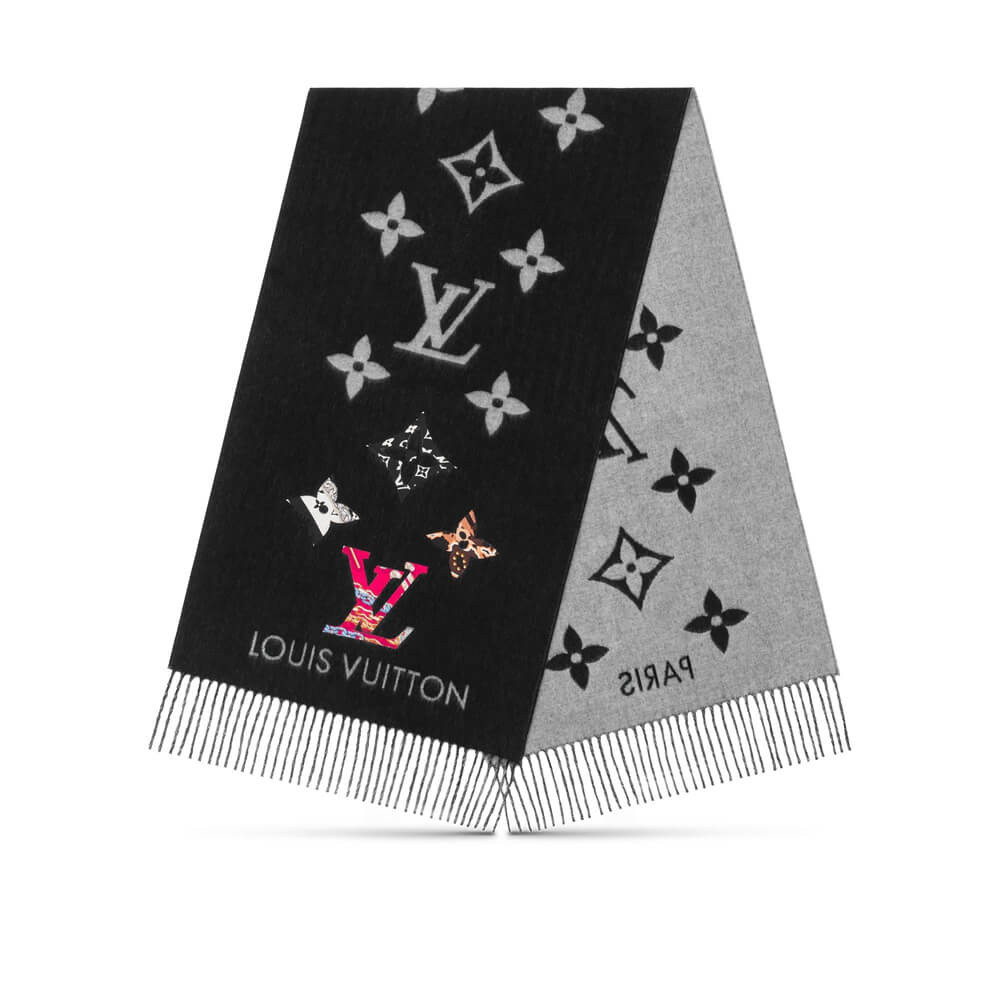 Louis Vuitton Be Mindful Reykjavik Scarf M76160 Black