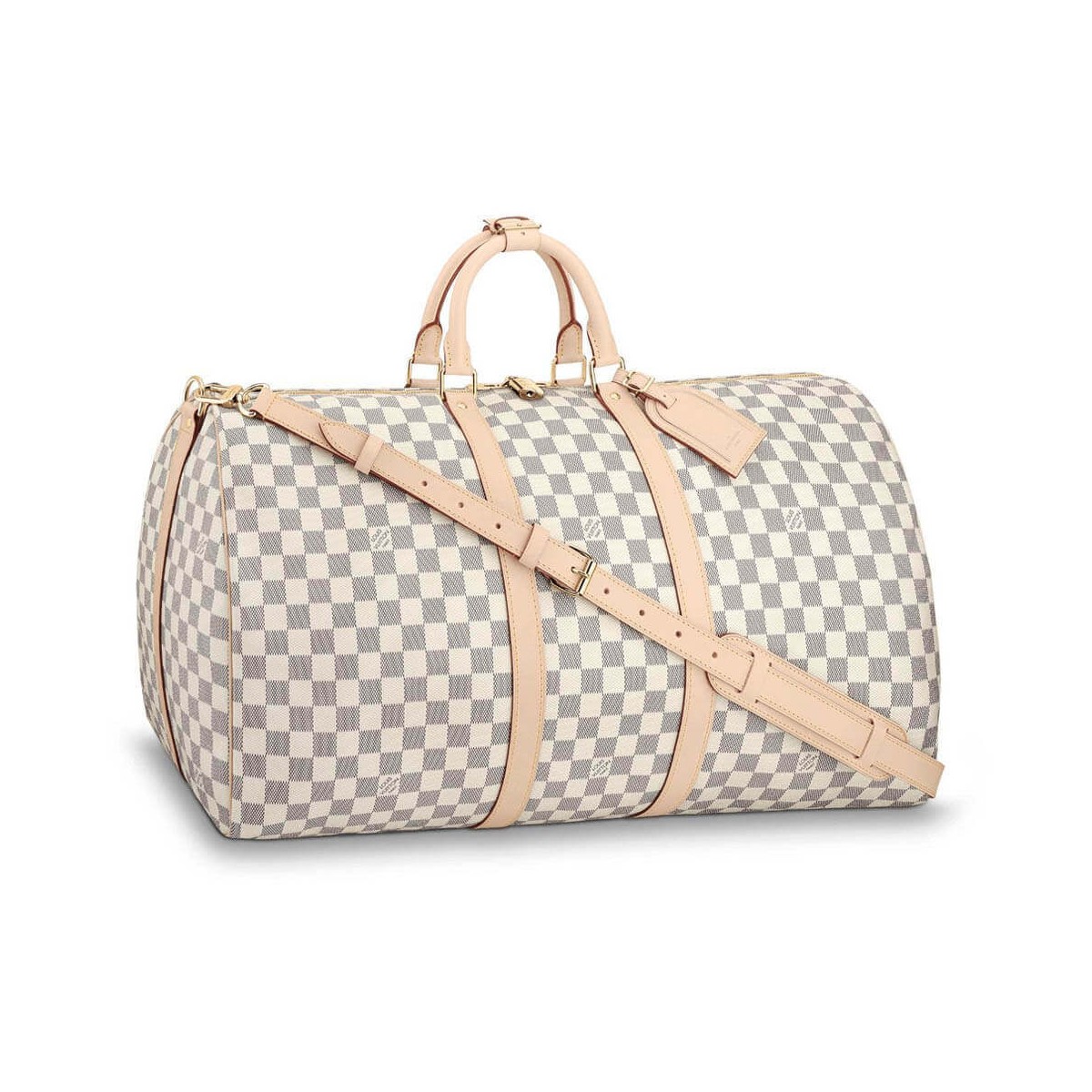 Louis Vuitton Damier Azur Keepall Bandouliere 55 N41429