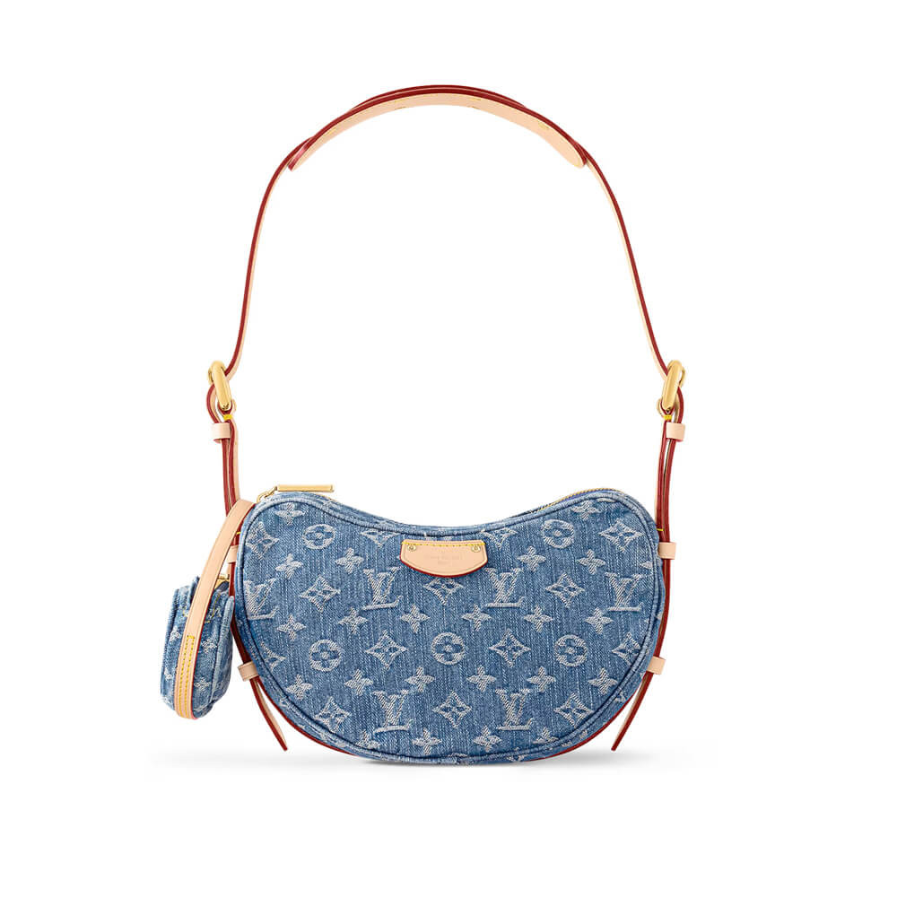 Louis Vuitton Monogram Denim Croissant MM M46856