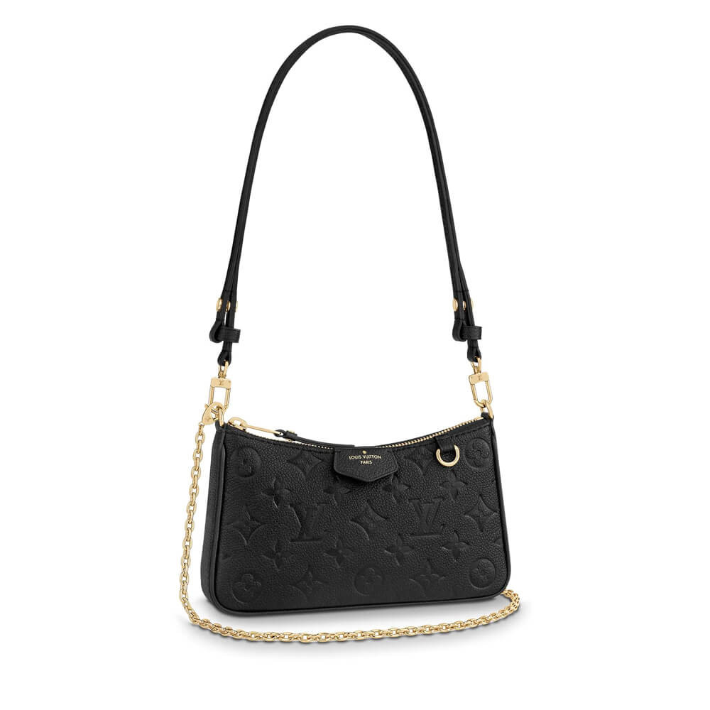 Louis Vuitton Monogram Empreinte Easy Pouch On Strap M80349 Black