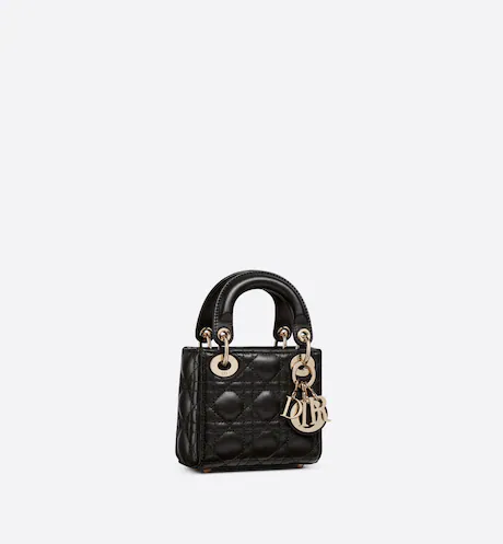 MICRO LADY DIOR BAG Black