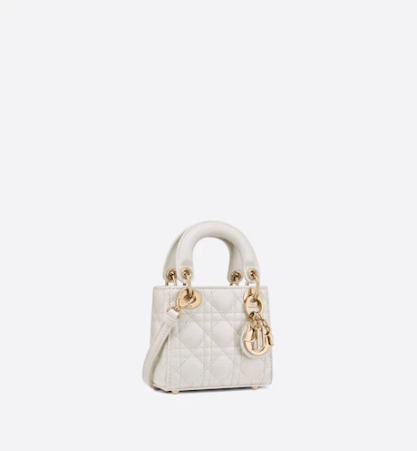 MICRO LADY DIOR BAG Latte