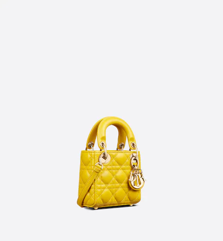 MICRO LADY DIOR BAG Yellow