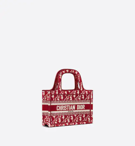 MINI DIOR BOOK TOTE Burgundy Dior  (22