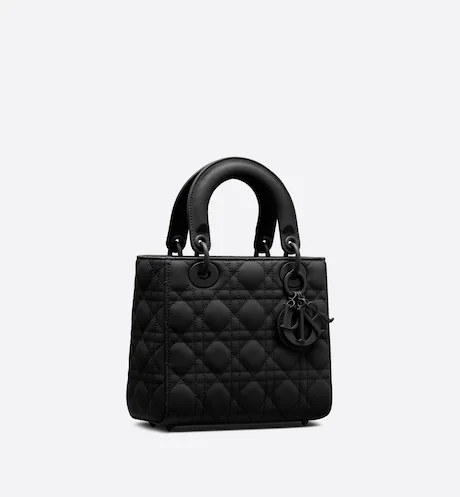 SMALL LADY DIOR MY  BAG Black  Calfskin