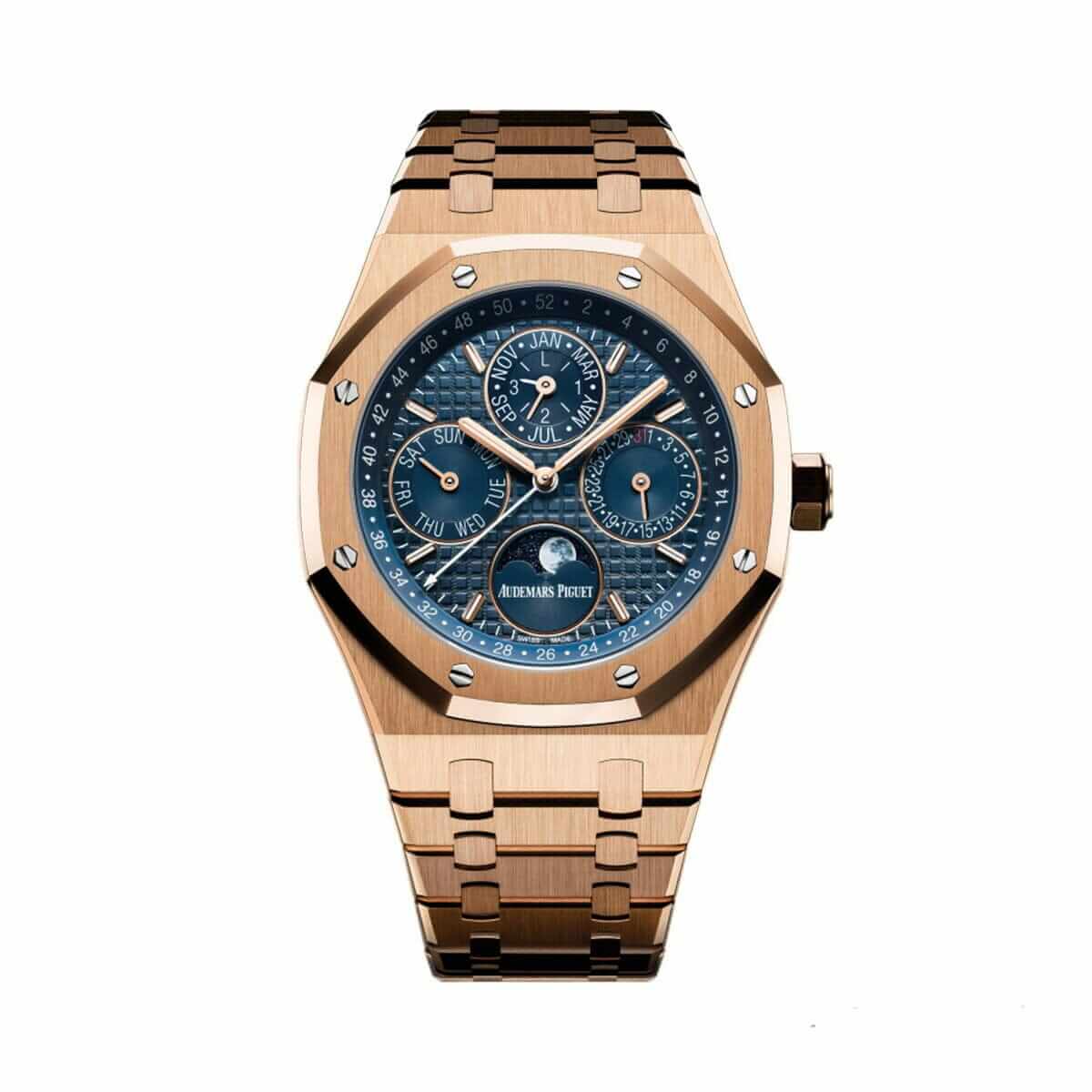 AP Rose Gold Blue Dial Replica