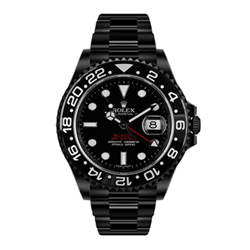 Rolex Blaken GMT-Master II Single Red Replica