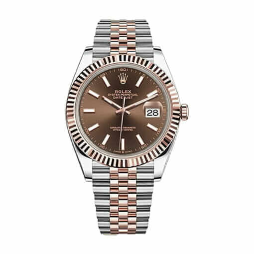 Rolex Datejust 126331 Everose Gold Automatic Chocolate Dial Jubilee Replica