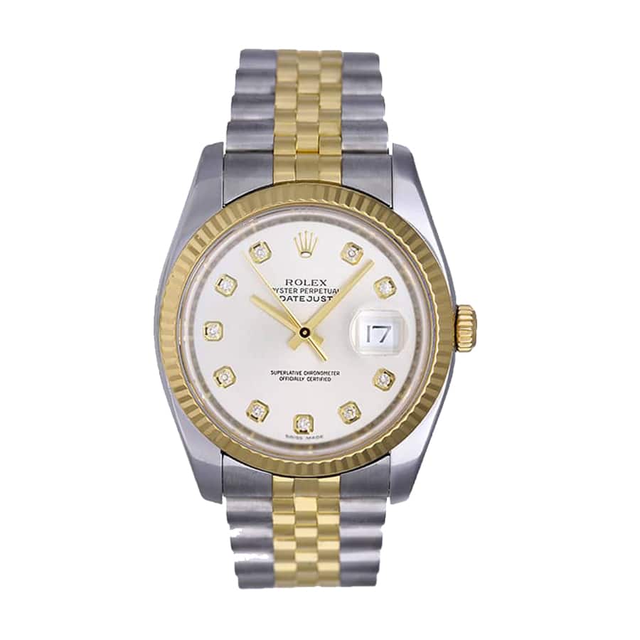 Rolex Datejust 16233 Steel Gold Mother of Pearl Replica