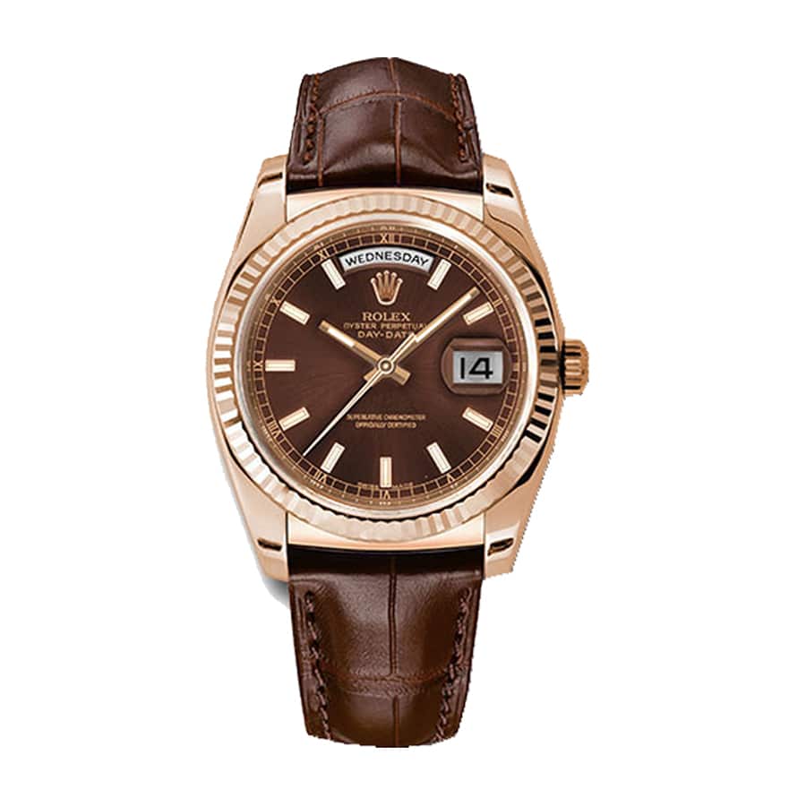 Rolex Day-Date 118135 V5 Brown Dial Replica