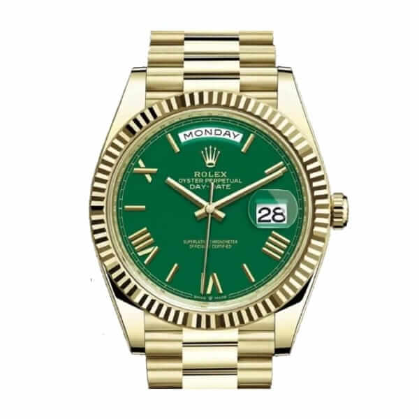 Rolex Day-Date Green Roman Dial