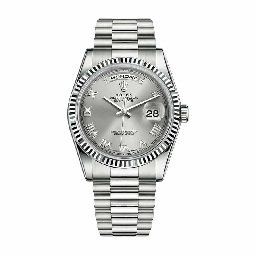 Rolex Day-Date II 218239 Grey Roman Dial Replica