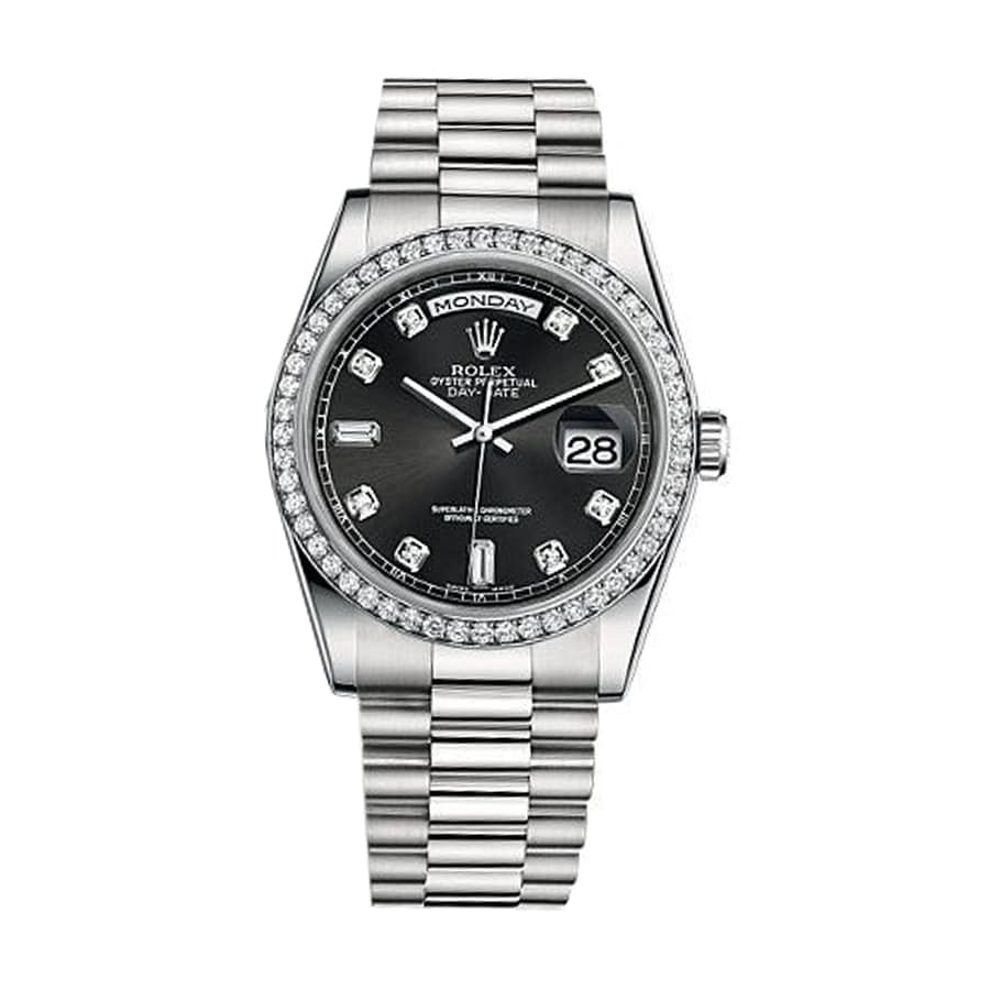 Rolex Day-Date White Diamond Replica