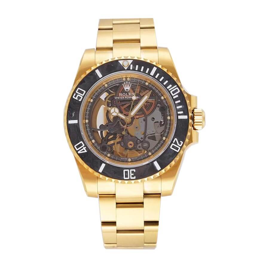 Rolex Oyster Skeleton Gold 114200 Replica