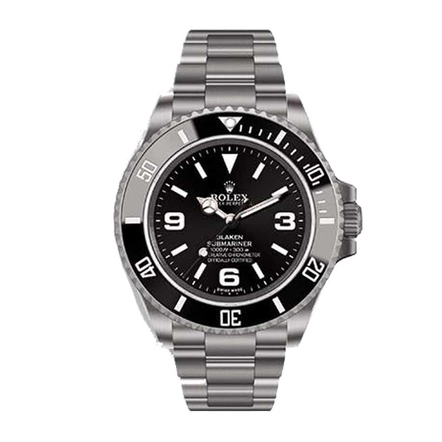 Rolex Submariner 6190 Blaken Black Dial Replica